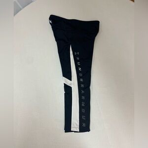 Under Armour Ladies Black & White Leggings - M